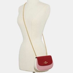 COACH Saddle Belt Bag/Crossbody In Colorblock